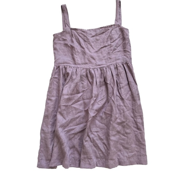 Baltic Bloom Dresses & Skirts - BALTIC BLOOM 100% LINEN DRESS SIZE XXL Boho Lagenlook Minimalist Modern